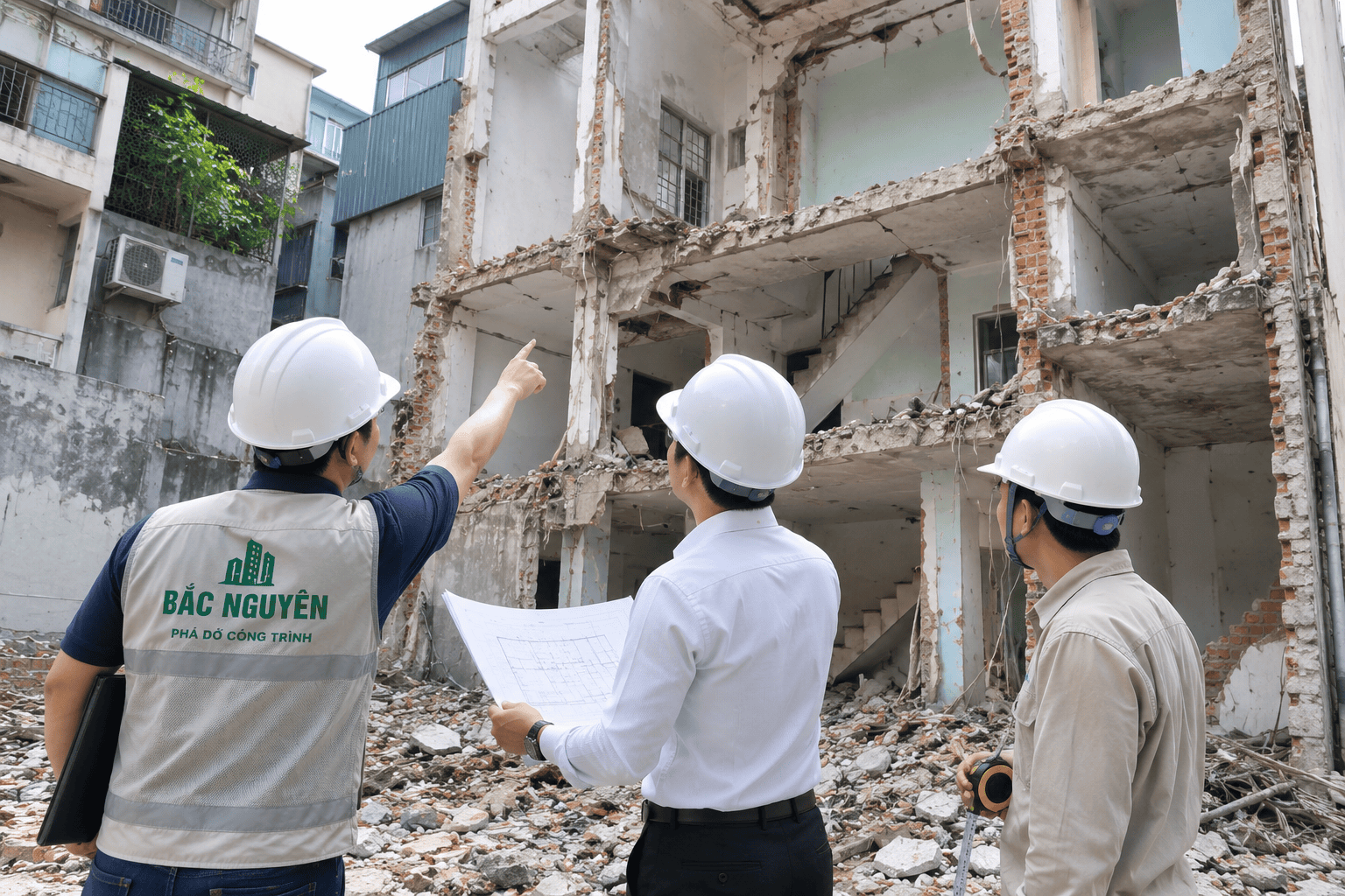 Khảo sát công trình trước khi lập phương án phá dỡ